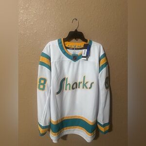 Adidas NHL San Jose Sharks “Brent Burns” Reverse Retro Authentic Jersey (sz. 54)